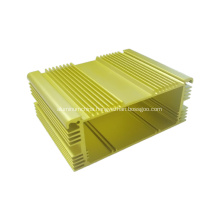 130*51mm Golden Anozied Aluminum Extrusion Enclosure For PCB